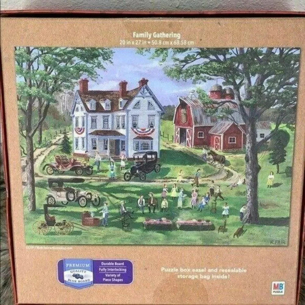 Bob Fair Family Gathering‎ 1000 pc puzzle